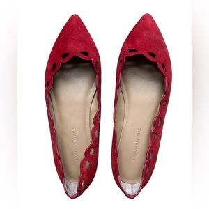 Banana Republic Faux Suede Flats Size 6